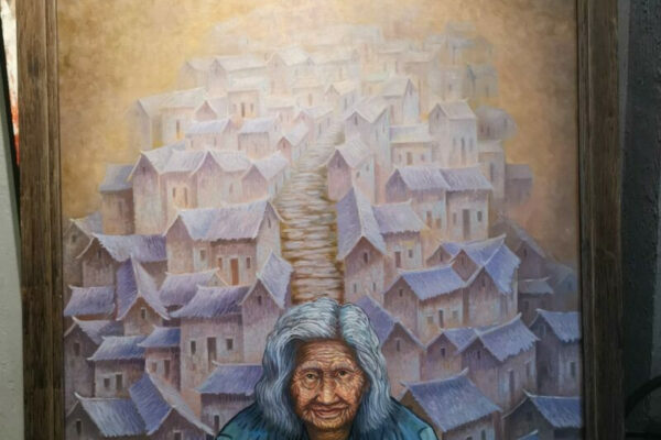Zhao Xiaoyong's painting about Mother